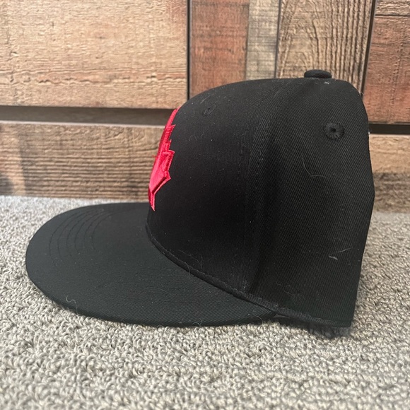 JORDAN ROMANO TORONTO BLUE JAYS BLACK /RED HAT CAP SGA JULY 22 ADJUSTABLE RARE! - Picture 8 of 9